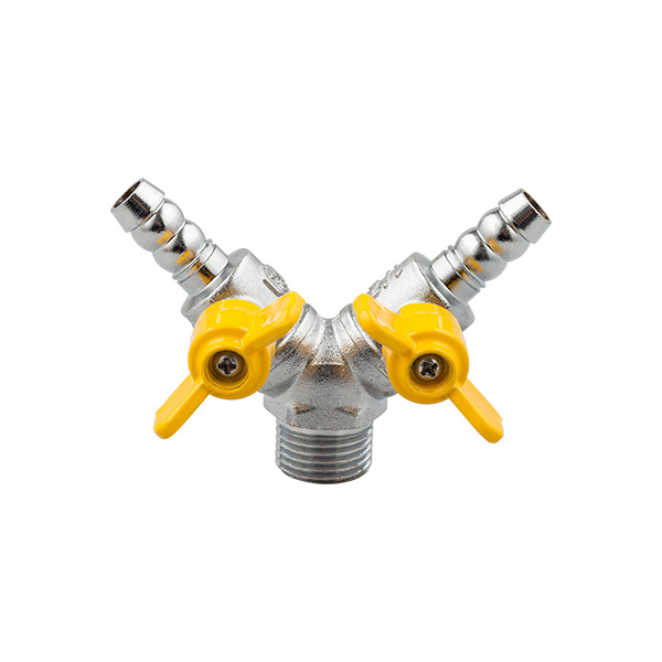 GA-412Male 2 Way Hose Valve